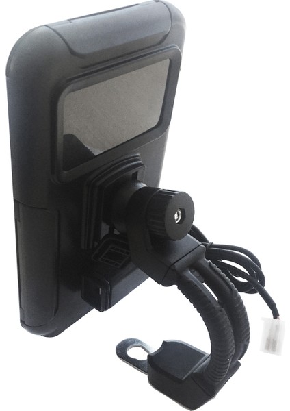 Suporte Xl USB Bağlantılı Motosiklet Bisiklet Telefon Tutucu Su Geçirmez 5.5-7.0 Inç Arası indirimleri