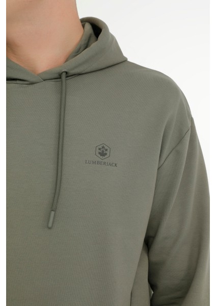 M-SN73 Basıc Hoodie 3fx Haki Erkek Sweatshirt fırsatları