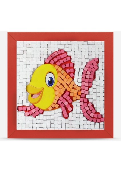 22 I Çocuk Ahşap Çerçeveli Seramik Mozaik Set 20X20 cm indirimleri