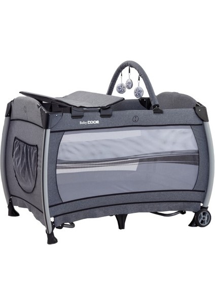 Babydoor 2050 Sleepy Oyun Parkı 70 x 110 cm Bebek Beşik Bej