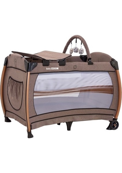 Babydoor 2050 Sleepy Oyun Parkı 70 x 110 cm Bebek Beşik Bej modelleri
