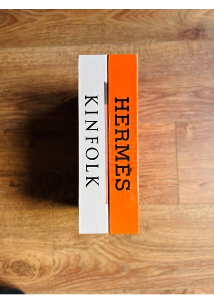 Dekoratif Kutu Hermes Turuncu & Kinfolk Kiremit Dekoratif Kitap Kutusu fırsatları