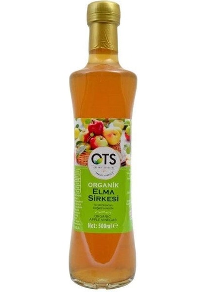 Ots Organik Elma Sirkesi 500 ml