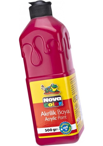 Akrilik Boya 1000 gr 10 Renk 1 Paket Su Bazlı Akrilik Boyası