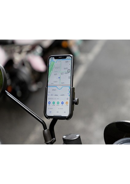 Alüminyum Gövde Ayna Monte Telefon Tutucu Yeni Model