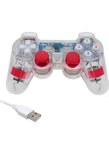 Oyun Kolu Gamepad Kablolu Pc Titreşimli Narıta NRT-555