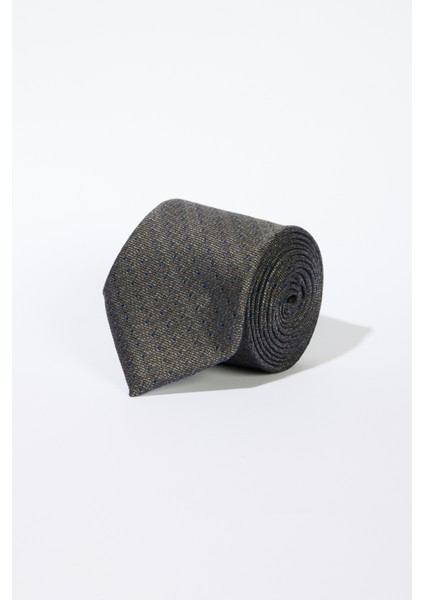 ALTINYILDIZ CLASSICS Erkek Gri-Mavi Desenli Kravat