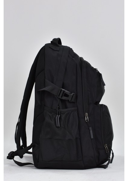 Unisex Çok Gözlü Günlük Seyahat Okul Sırt Çantası Siyah 51538 modelleri