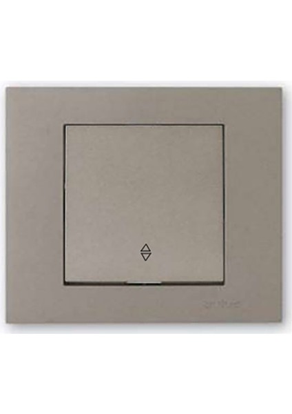 Grano Metalik Vavien Anahtar Antrasit + Antrasit Çerçeve