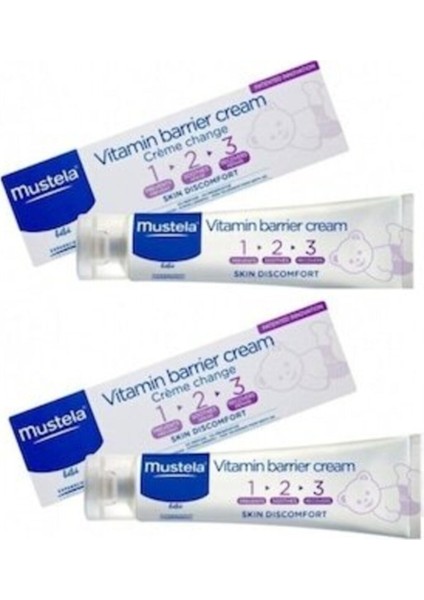 Vitamin Barrier 1.2.3 Pişik Kremi 50 ml 2 Adet