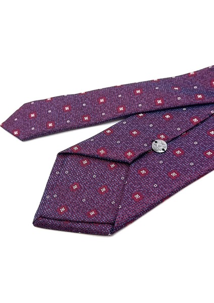 Bordo Küçük Desen Mendilli Klasik Kravat KK11893 modelleri