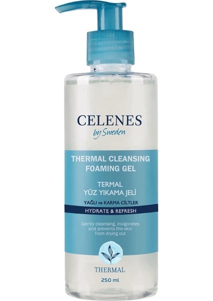 Celenes By Sweden Thermal Temizleme Jeli Yağlı ve Karma Ciltler 250 ml