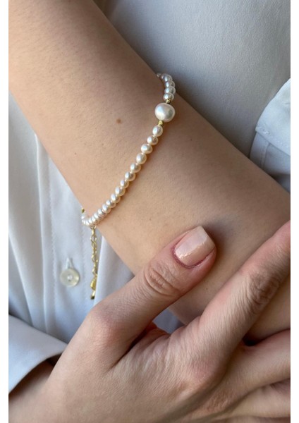 925 Ayar Gümüş Dorikalı 4 mm Inci Kadın Kolye Bileklik Ikili Set fırsatları