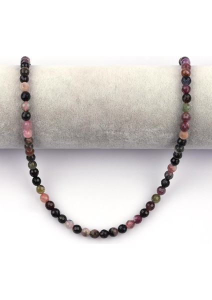 Turmalin Doğal Taş Dizi 6 mm Fasetli Küre Kesim fiyatları