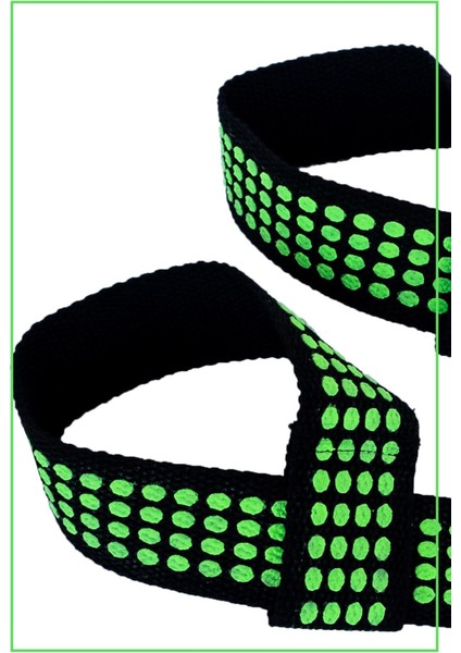 Lifting Straps Siyah - Neon Yeşil