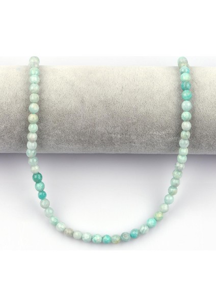 Amazonit Doğal Taş Dizi 6 mm Fasetli Küre Kesim fiyatları