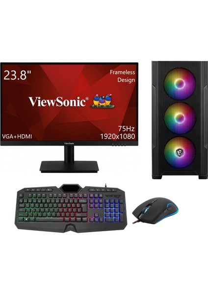 IG304DS Intel Core i3 10100 8GB 512GB SSD Windows 10 Pro 23.8" Masaüstü Bilgisayar