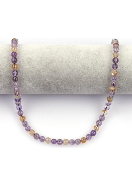 Ametist - Sitrin Doğal Taş Dizi 6 mm Küre Kesim fiyatları