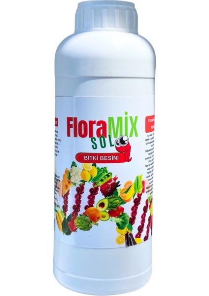 Sol Bahçe, Sebze, Meyve ve Saksı Bitkileri İçin Sıvı Vermikompost Bitki Besini