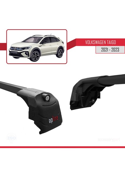 Volkswagen Taıgo 2021 ve Sonrası ile Uyumlu Ace-2 Ara Atkı Tavan Barı Siyah fırsatları
