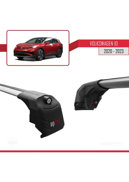 Volkswagen Id 2020 ve Sonrası ile Uyumlu Ace-2 Ara Atkı Tavan Barı Gri fırsatları