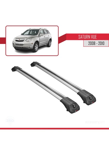 Saturn Vue Opel Antara 2008-2010 Arası ile Uyumlu Ace-1 Ara Atkı Tavan Barı Gri