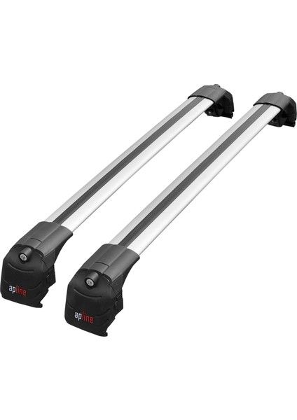 Volkswagen T-Cross (C11) 2019 ve Sonrası ile Uyumlu Ace-2 Ara Atkı Tavan Barı Gri