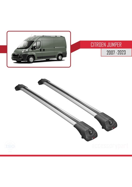 Citroen Jumper 2007 ve Sonrası ile Uyumlu Ace-1 Ara Atkı Tavan Barı Gri modelleri