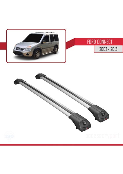 Ford Connect 2002-2013 Arası ile Uyumlu Ace-1 Ara Atkı Tavan Barı Gri modelleri