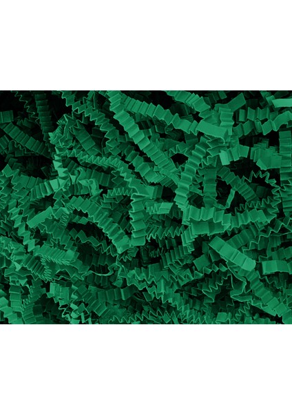Zigzag Kırpık Kağıt – Koyu Yeşil – 1000GR Kutu Içi Süsleme – Kırpıntı Zigzag Z Kağıt