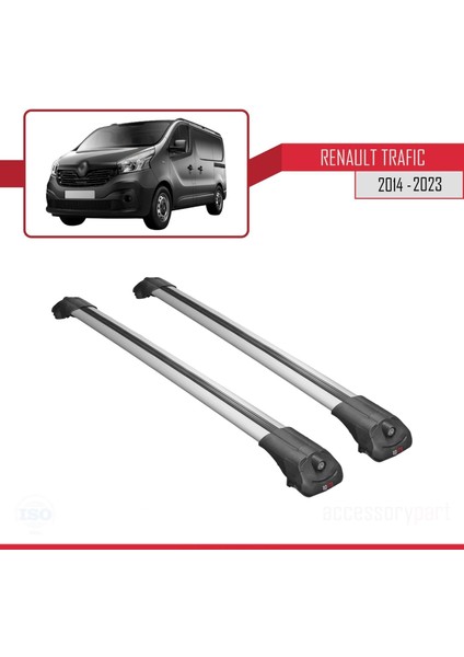 Renault Trafic 2014 ve Sonrası ile Uyumlu Ace-1 Ara Atkı Tavan Barı Gri modelleri