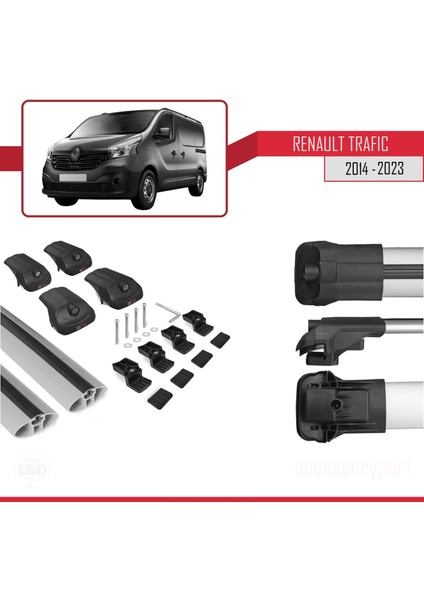 Renault Trafic 2014 ve Sonrası ile Uyumlu Ace-1 Ara Atkı Tavan Barı Gri indirimleri