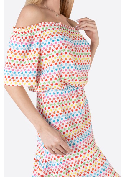 Ayrobin Burumcuk Desenli Elbise modelleri