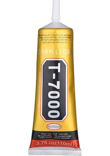 T7000 Dokunmatik Ekran Çerçeve Yapıştırıcı 110ML Siyah