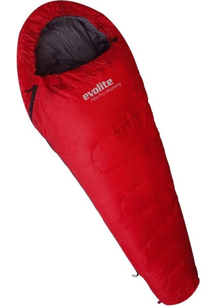 Alfa Pro 0c Uyku Tulumu Kırmızı Sol