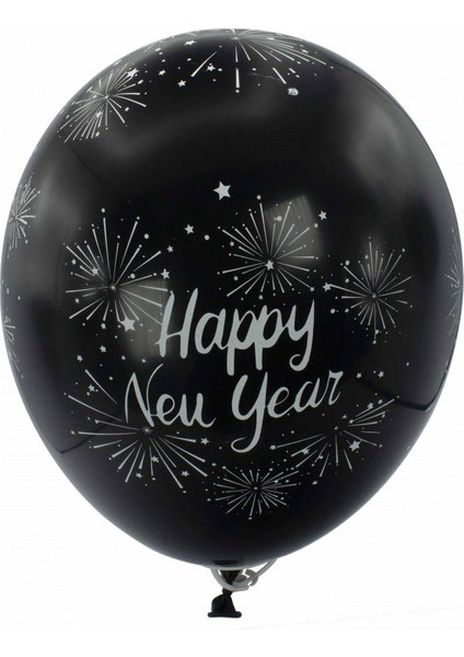 Balon 10 Adet Mutlu Yıllar Baskılı modelleri
