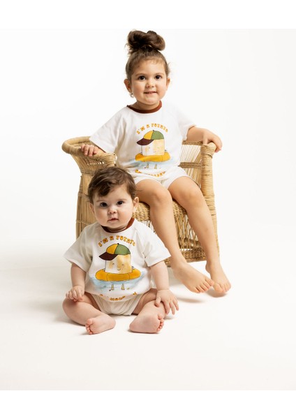 SpudKidz Organik Pamuk Summer Spud Takım