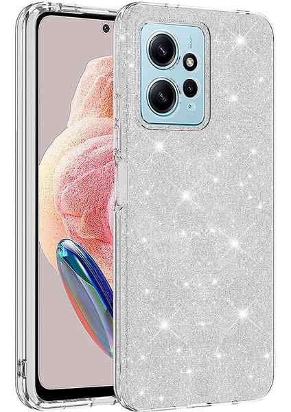 Xiaomi Redmi Note 12 4g Kılıf Simli Parlak Shining Silikon