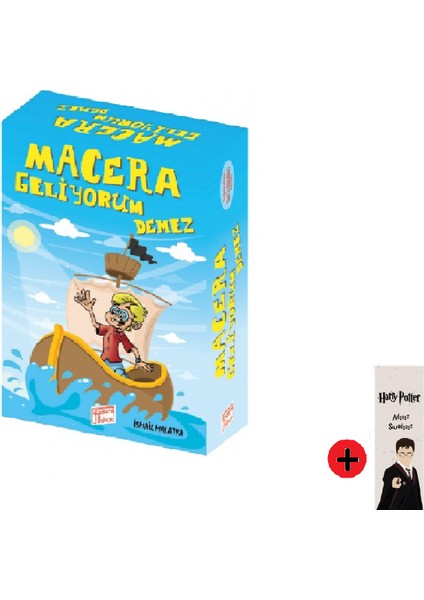 4. Sınıf Hikaye Seti Gizemli Bahçe Yayınları Macera Geliyorum Demez + Kişiye Özel Isimli Harry Potter Kitap Ayracı