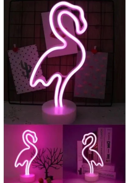 Flamingo Neon LED Lamba