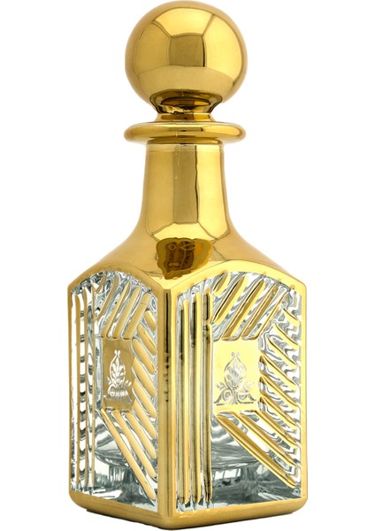 Parfüm Esans Cam Şişesi Gold Boş Esans Cam Şişesi Dekorotif Vitrin Şişesi 150 ml X002-150 ml - 2