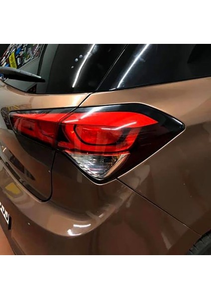 Hyundai I20 Stop Çerçeve Sticker Kolay Uygulama Hazır Kesim Birebir Uyum 2014-2020 / Mat Siyah