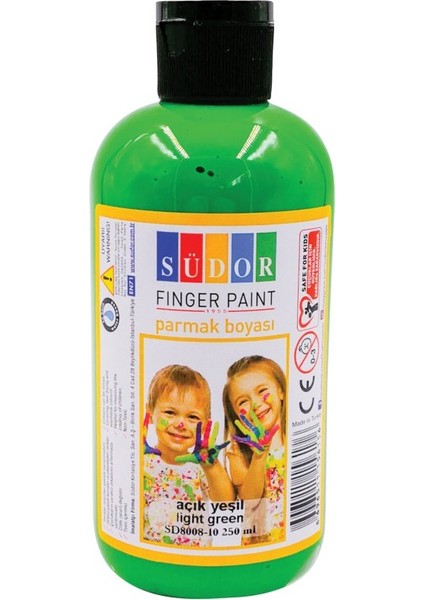 Parmak Boya 250 ml Açık Yeşil