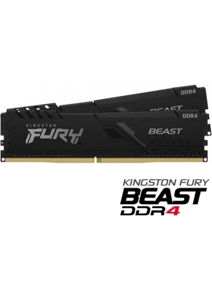32GB Kıngston Fury Ddr4 3200MHZ KF432C16BB1K2/32