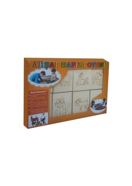 Hafıza Oyunu Çiftlik Hayvanları Ahşap