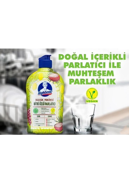 Bulaşık Makinesi Bitki Özlü Parlatıcı