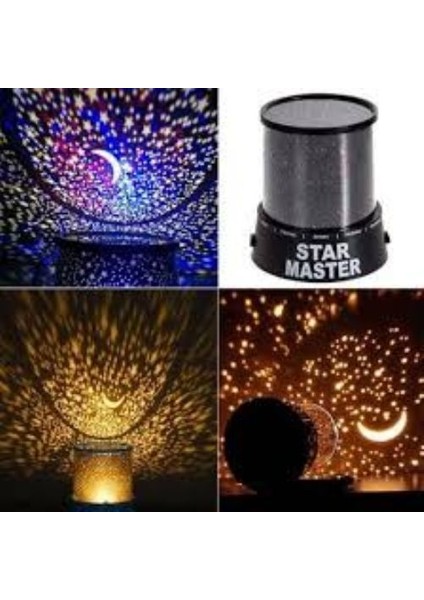 Alithestereo Duvara Işık Yıldız Yansıtan Star Master Gece Lambası Alithestereo