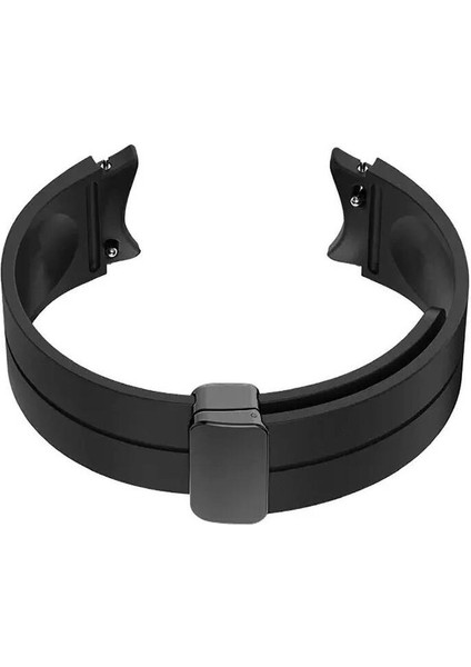 Samsung Galaxy Watch 5 Pro (20MM) Için Manyetik Kopçalı Renkli Silikon Kayış-Kordon Krd-84