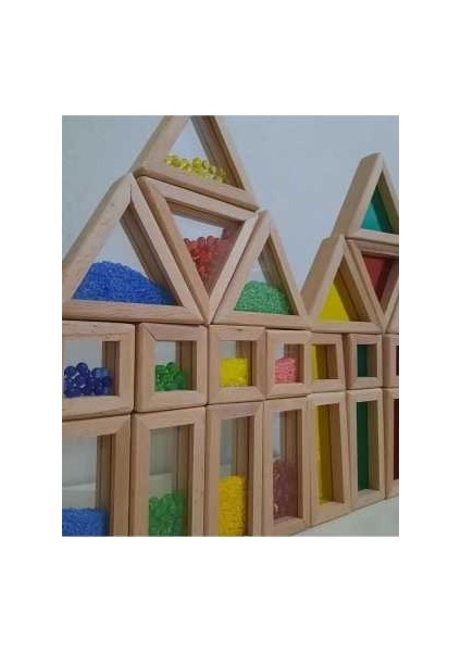 Waldorf Ahşap Karma Rainbow Blokları fiyatları