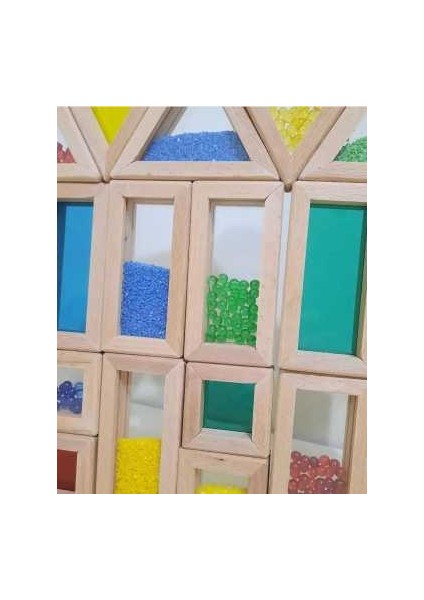 Waldorf Ahşap Karma Rainbow Blokları modelleri